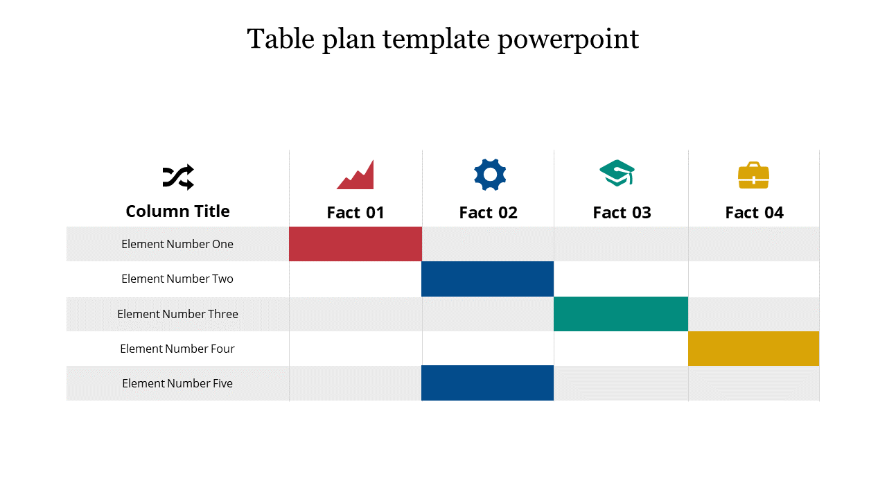 table plan template powerpoint